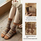 Women's Bunching Retro Mid-calf Socks Ethnic Style Bigbuy