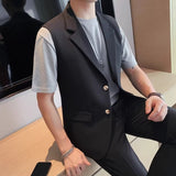 High Sense Business Lightly Mature All-matching Slim Fit Vest Bigbuy