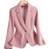 Women's Wool Suit Jacket Bigbuy