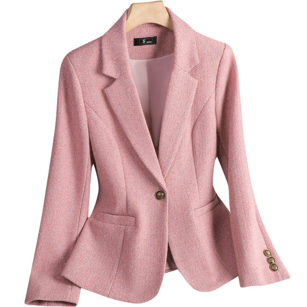 Women's Wool Suit Jacket Bigbuy