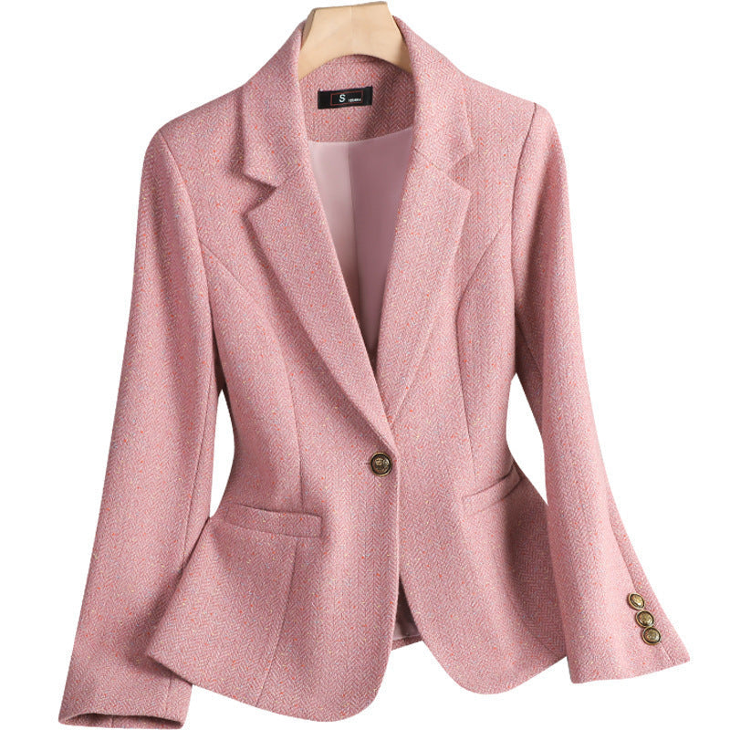 Women's Wool Suit Jacket Bigbuy