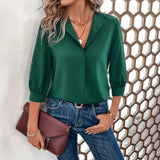 Women's Fashion Loose-fitting Long Sleeves Shirt Bigbuy