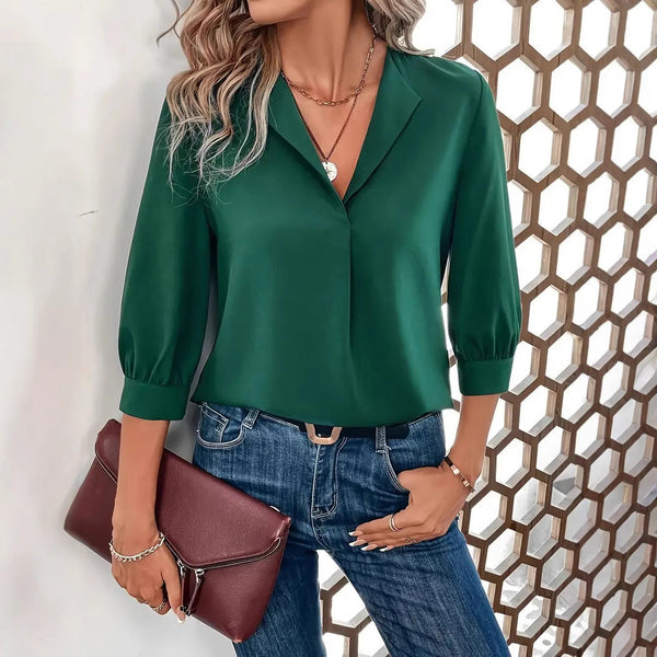 Women's Fashion Loose-fitting Long Sleeves Shirt Bigbuy