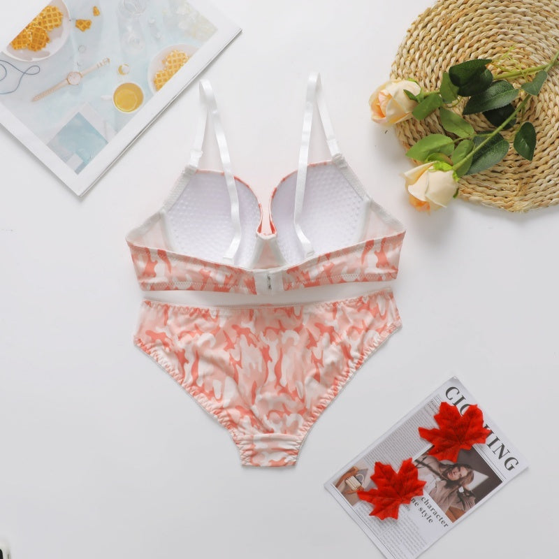 Women's Sweet Push-up Bra Set Bigbuy