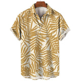 Breathable Quick-drying Casual Sports Short Sleeve 3D Printing Flower Bigbuy