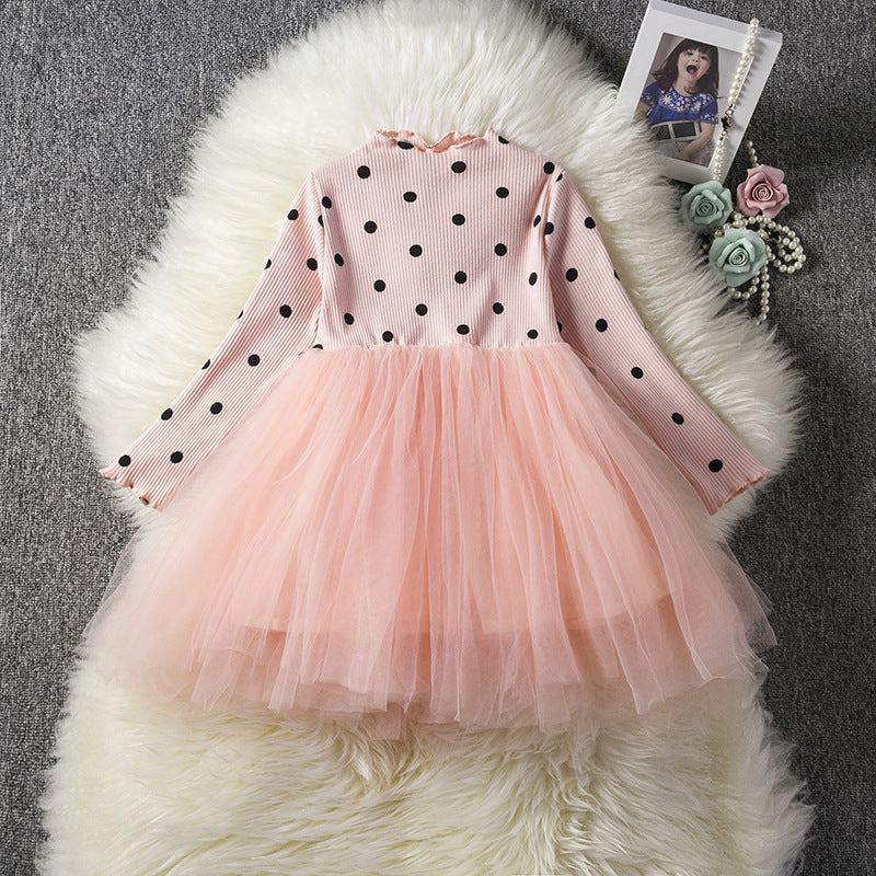 Baby Girls Spring Winter Long Sleeve Tutu Lace Dresses Infantil Newborn 1st Birthday Party Clothes Christening Gown Casual Wear Bigbuy