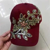 European And American Style Casual All-match Gold Silk Flower Cowboy Hat Bigbuy