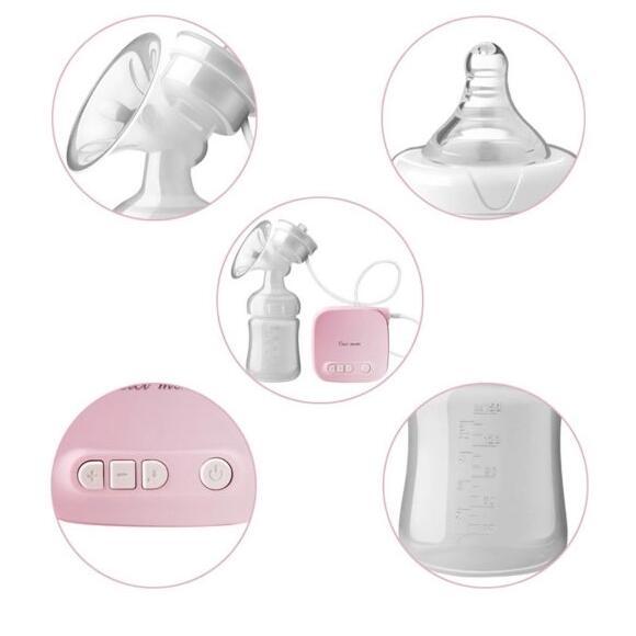 Automatic Milk Pumps Kit Electric Breast  Natural Suction Enlarger Feeding Bottle USB Breast Milksucker BM Bigbuy