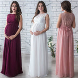 Lace Sleeveless Maternity Dress Bigbuy