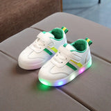 Kimmy White LED Sneakers Shoes Bigbuy