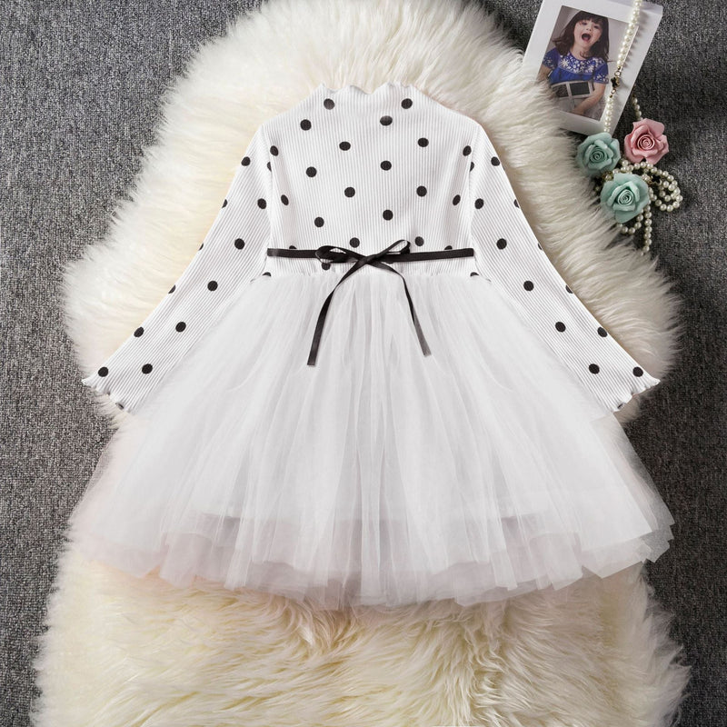 Baby Girls Spring Winter Long Sleeve Tutu Lace Dresses Infantil Newborn 1st Birthday Party Clothes Christening Gown Casual Wear Bigbuy