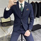 Wedding Dress Suit 3-piece Business Men's Suit Bigbuy