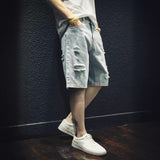 Ripped Denim Outer Wear Fifth Pants Bigbuy