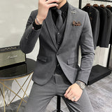 Wedding Dress Suit 3-piece Business Men's Suit Bigbuy