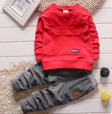 Toddler Baby Clothes Children Suit 0-3 Years Old Suit  Pants Children's Sportswear Boys Girls Children's Clothing Brand Bigbuy