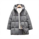 Women's Cloud Puff Fashion Hooded Thickened Thermal Coat Bigbuy