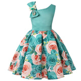 Girls' Dresses Girls' Princess Dresses Digital Print Children's Dresses Bigbuy