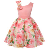 Girls' Dresses Girls' Princess Dresses Digital Print Children's Dresses Bigbuy