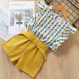 Kids Girls Clothes For Baby Girl Kids T-Shirt Shorts Suit Bigbuy