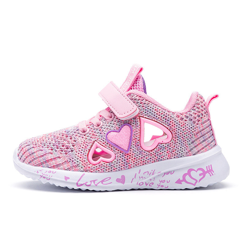 Casual Shoes Light Mesh Sneakers Kids Summer Children Fashion Tenis Cute Sport Cartoon Female Running Sock Footwear Bigbuy