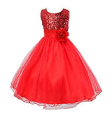 Baby Sequin Dress Flower Girl Wedding Princess Dress Bigbuy