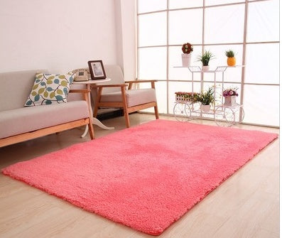 Living Room Rug Area Solid Carpet Fluffy Soft Home Decor White Plush Carpet Bedroom Carpet Kitchen Floor Mats White Rug Tapete Bigbuy