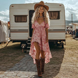 Irregular Dress Women's Vacation Regular Sleeve Bigbuy