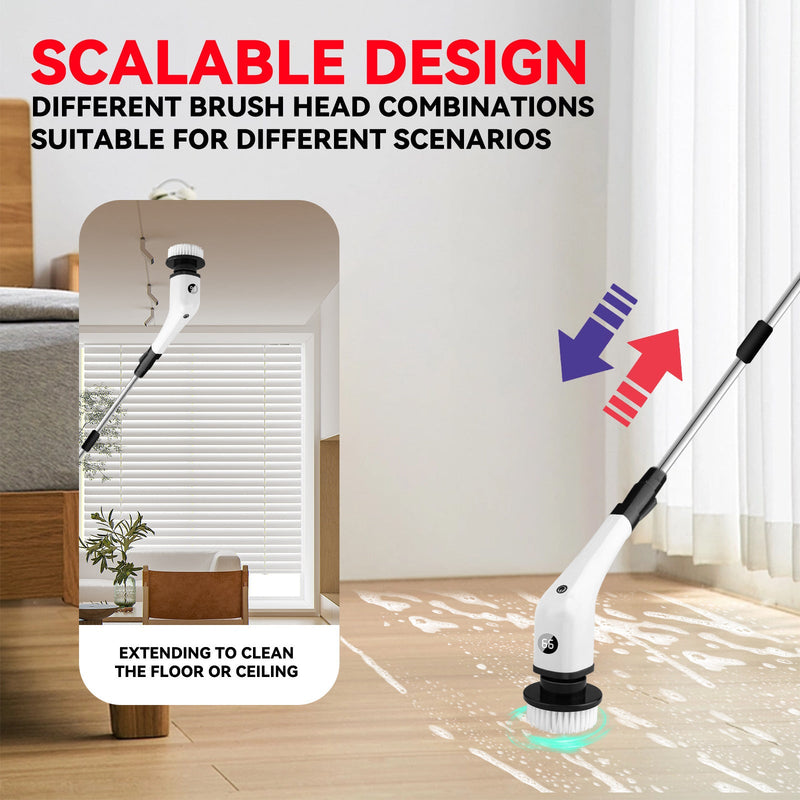Electric Cleaning Brush Household Multi-functional 7-in-1 Toilet Bathroom Cleaning Brush Bigbuy