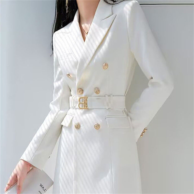 Office Lady Style Slimming Waist Trimming Coat Women's Top Bigbuy