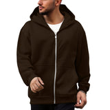 Backpack Men's Loose Sports And Leisure Hooded Zipper Sweatshirt Bigbuy