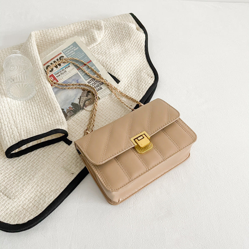 Niche Texture Western Style Shoulder Messenger Bag Small Square Bag Bigbuy