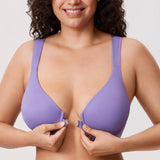 Ultra Thin Seamless Back-shaping Bra For Chubby Girls With Adjustable Undergarments Bigbuy