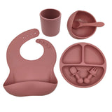 Baby Cutlery Set Silicone Bib Silicone Cup Spoon Bigbuy