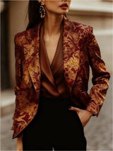 Casual Retro Stand Collar Coat Bigbuy