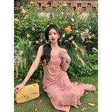 Seaside Holiday Floral Strap High-grade Dress Bigbuy