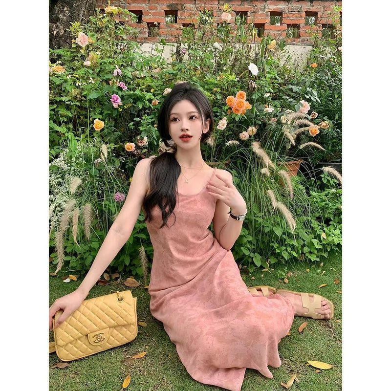 Seaside Holiday Floral Strap High-grade Dress Bigbuy