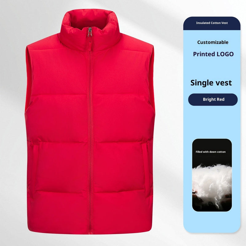 Soft Shell Waterproof Down Cotton Vest Work Clothes Bigbuy
