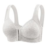 Full Cup Inner Without Steel Ring Wide Shoulder Vest Type Front Closure Bra Bigbuy
