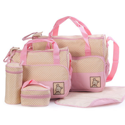 Baby Diaper Bag Suits For Mom Baby Bottle Holder Mother Mummy Stroller Maternity Nappy Bags Sets Bigbuy
