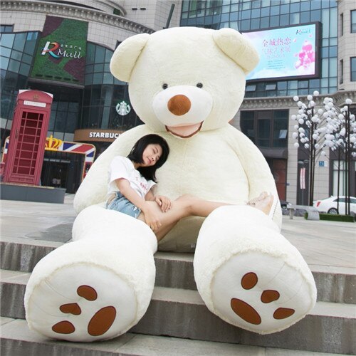 Giant Teddy Bear Plush Toy Huge  Soft Toys  Leather Shell Bigbuy
