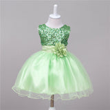 Baby Sequin Dress Flower Girl Wedding Princess Dress Bigbuy