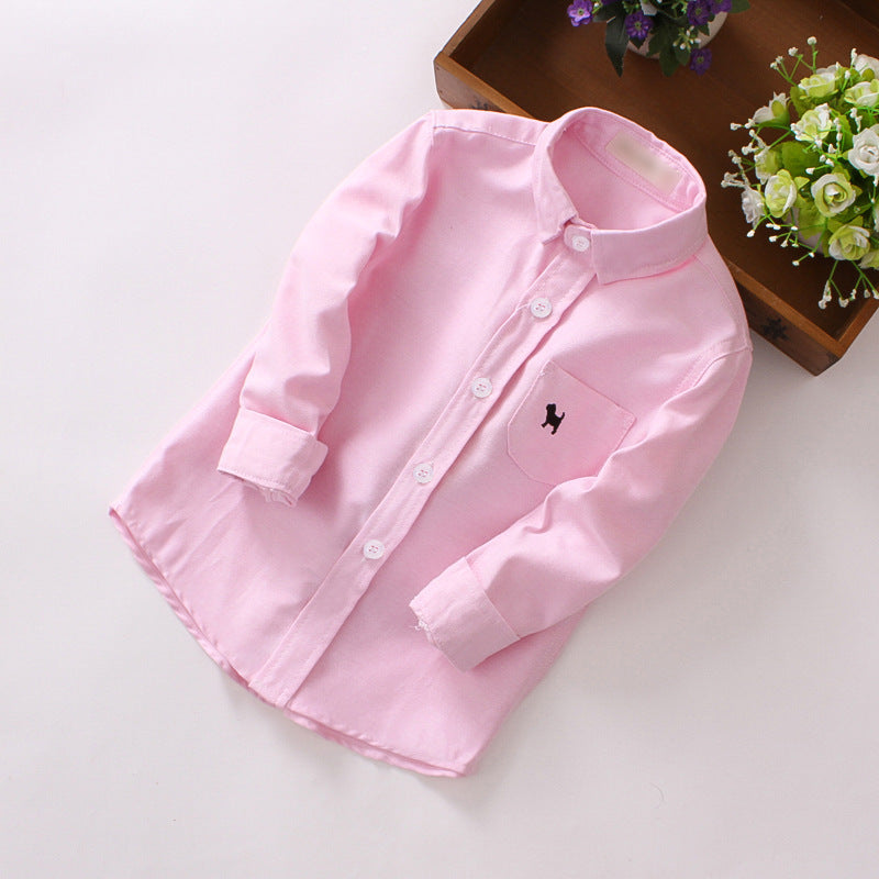 Children's Shirts Boys' Long-sleeved Shirts Bigbuy