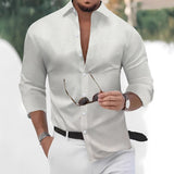 Polka Dot Bronzing Printed Casual Long Sleeve Shirt Bigbuy