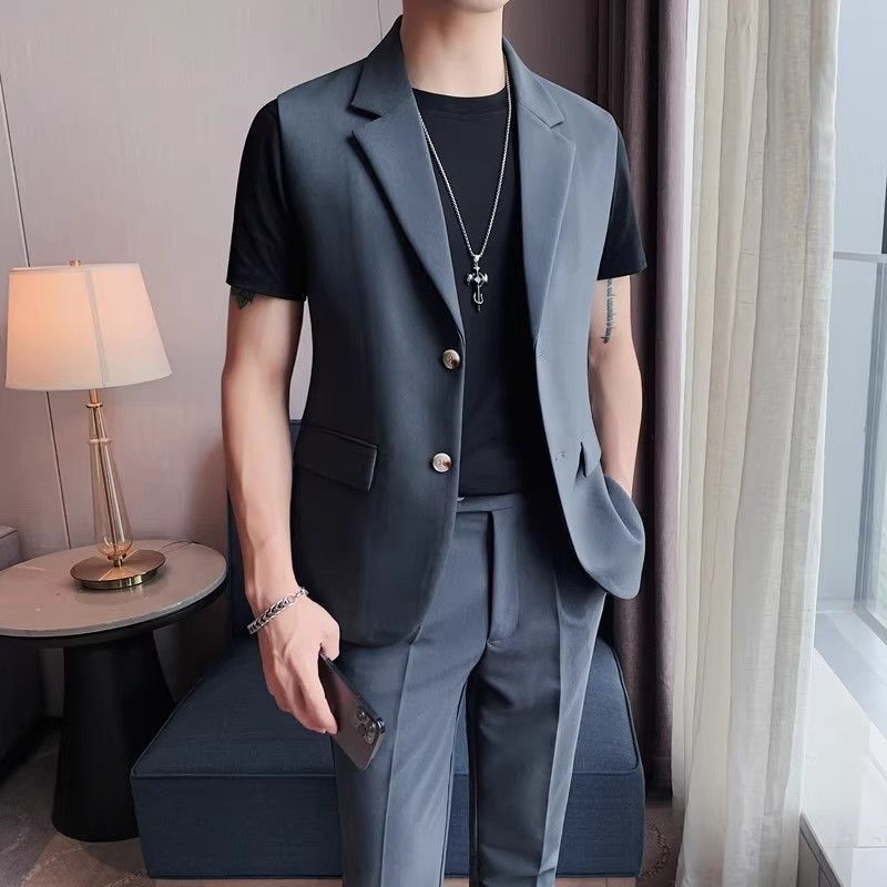 High Sense Business Lightly Mature All-matching Slim Fit Vest Bigbuy