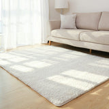 Living Room Rug Area Solid Carpet Fluffy Soft Home Decor White Plush Carpet Bedroom Carpet Kitchen Floor Mats White Rug Tapete Bigbuy