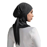 Solid Color Convenient Strap Headscarf Suit Bigbuy