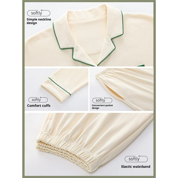 Women's Cotton Pajamas Can Be Worn Outside In Spring And Autumn Bigbuy