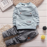 Toddler Baby Clothes Children Suit 0-3 Years Old Suit  Pants Children's Sportswear Boys Girls Children's Clothing Brand Bigbuy