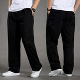 Men's Overalls Cotton Loose Casual Pants Straight Trousers Bigbuy