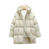 Women's Cloud Puff Fashion Hooded Thickened Thermal Coat Bigbuy